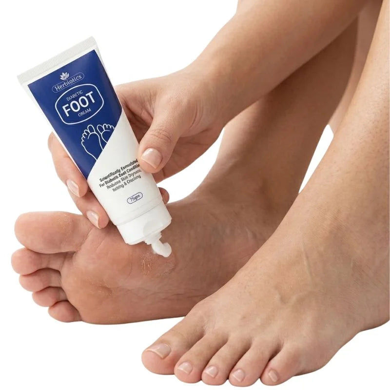 Herbiotics Oxipro Diabetic Foot Cream | Intensive Moisturizing Cream for Dry, Cracked & Itchy Feet | 75g