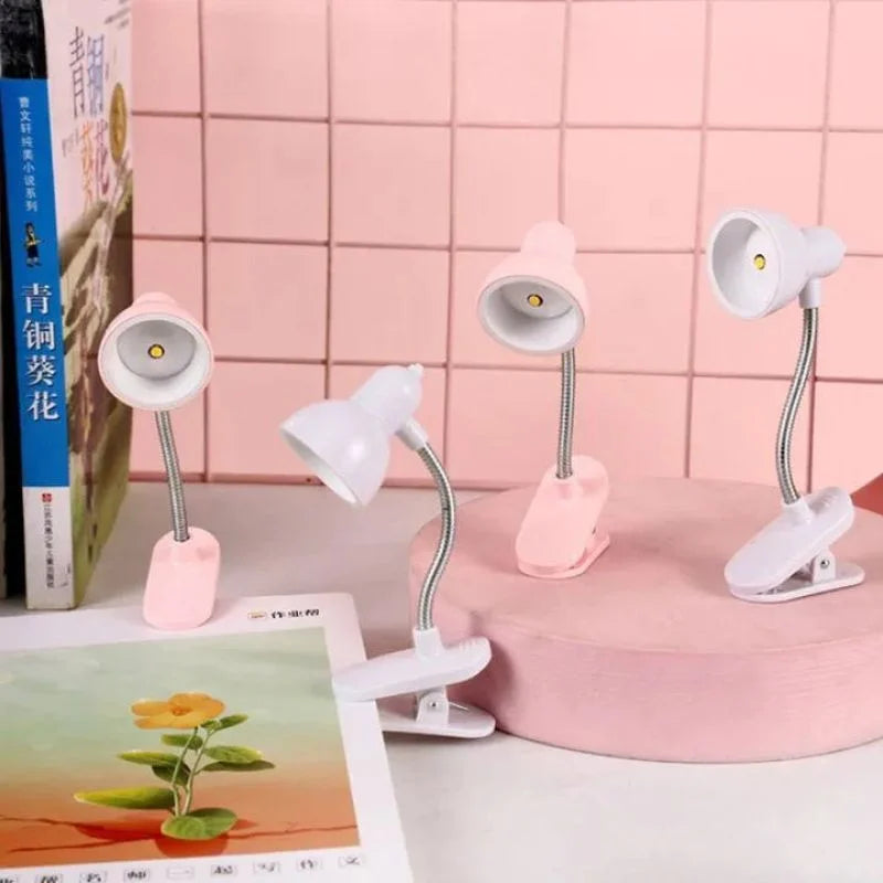 Mini Book Light with Clip | Portable LED Reading Lamp with Eye Protection | Random Color