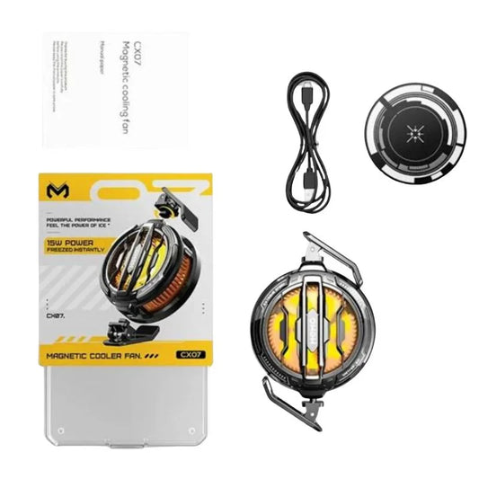 MEMO CX07 Mobile Cooling Fan 15W | Semiconductor Phone Cooler for Gaming | Magnetic Mobile Radiator for Android & iPhone
