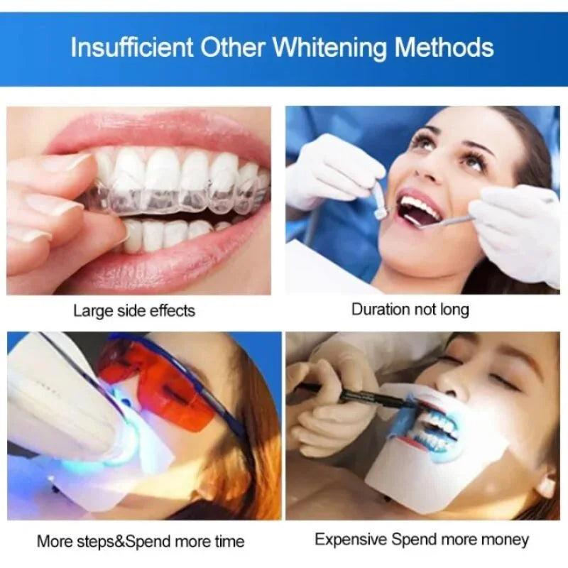 Gegemoon 3D Teeth Whitening Strips | Professional 7-Day Whitening Kit | Enamel Safe Whitening Strips | Deep Stain Removal | Mint Flavor | 7 Pairs