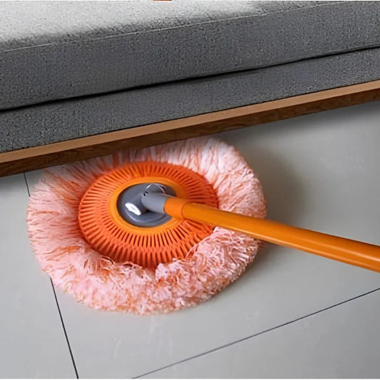 Sunflower Shape Cleaning Mop | 360° Rotating Extendable Microfiber | For Walls, Floors, Bathroom, Windows & Car Cleaning
