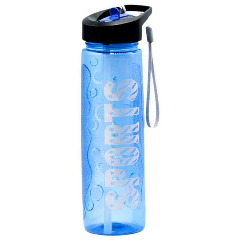 Red Stylish Water Sport Bottle 1000ml with Straw | Leakproof BPA-Free Hydration Bottle for School, Gym & Travel
