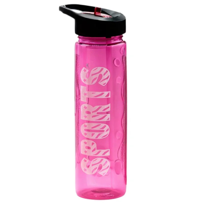 Red Stylish Water Sport Bottle 1000ml with Straw | Leakproof BPA-Free Hydration Bottle for School, Gym & Travel