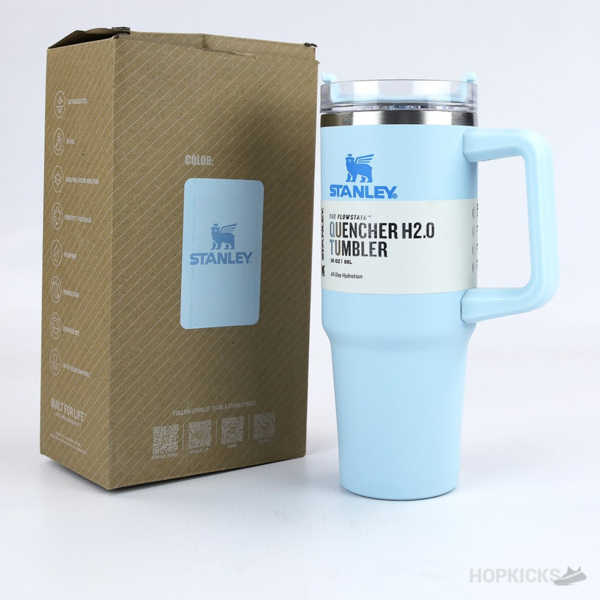 Black Stanley 40 Oz Stainless Steel Tumbler | Leak-Proof Vacuum Insulated Travel Mug | Hot & Cold