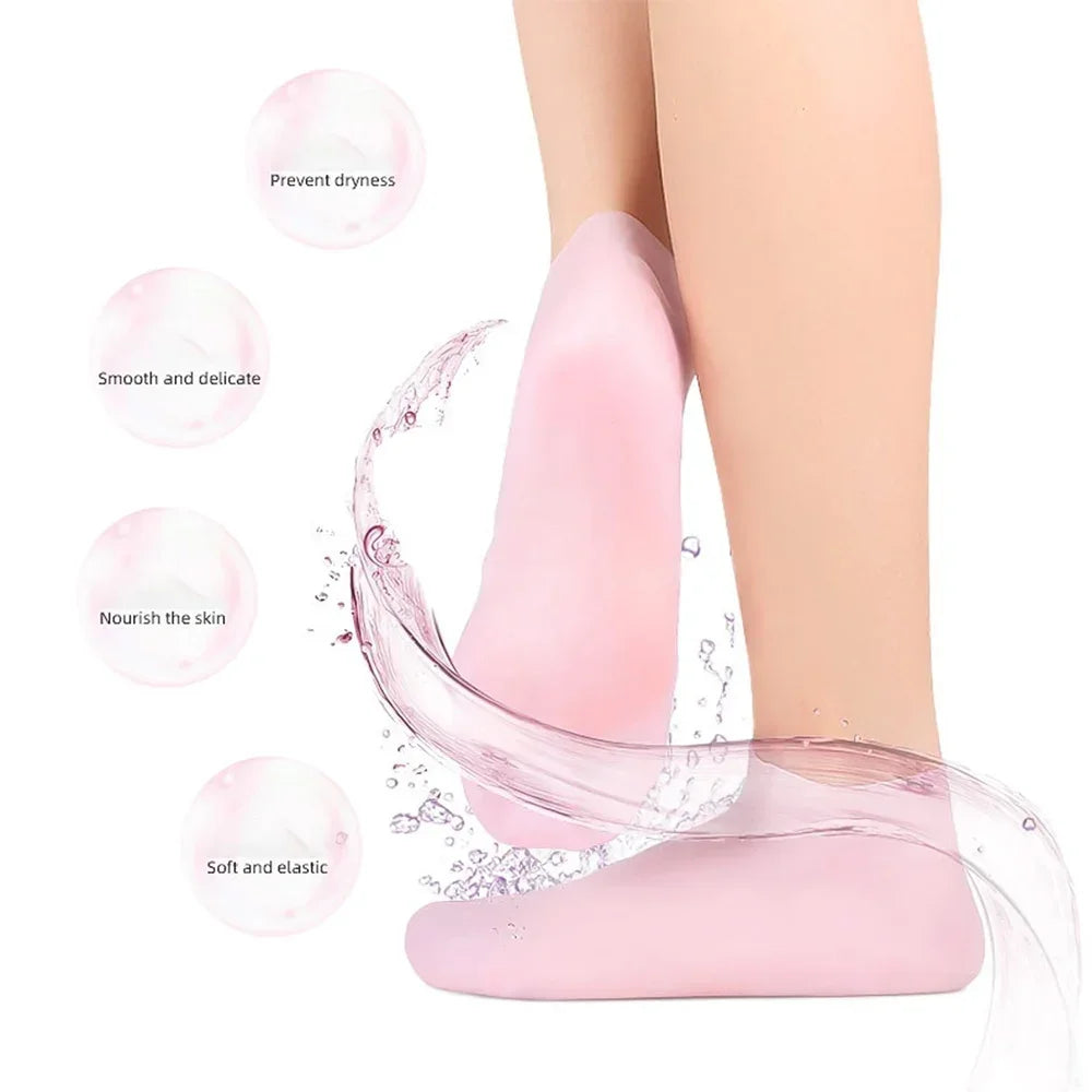Silicone Jelly Socks | Ultra-Moisturizing Gel Foot Care & Spa Protector