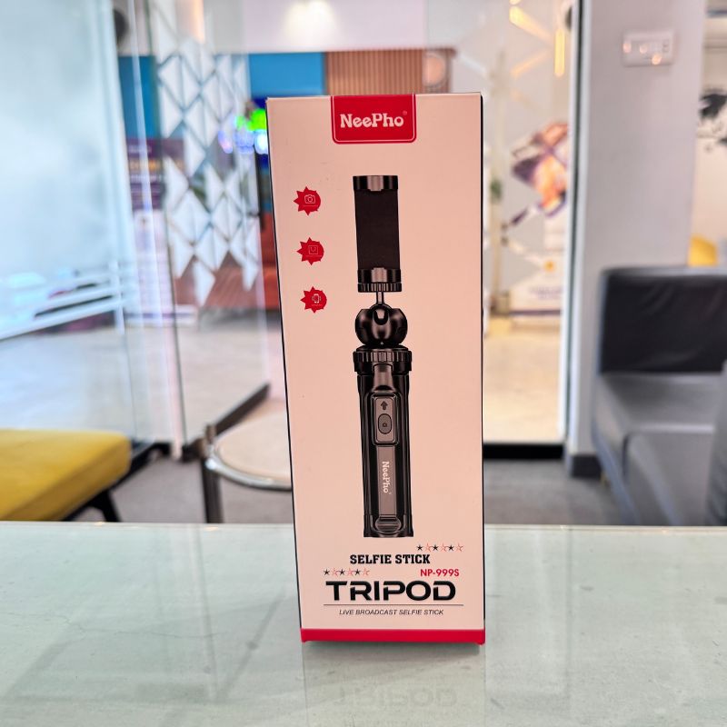 NP-999 2-in-1 Selfie Stick & Tripod | Universal Smartphone & Camera Mount