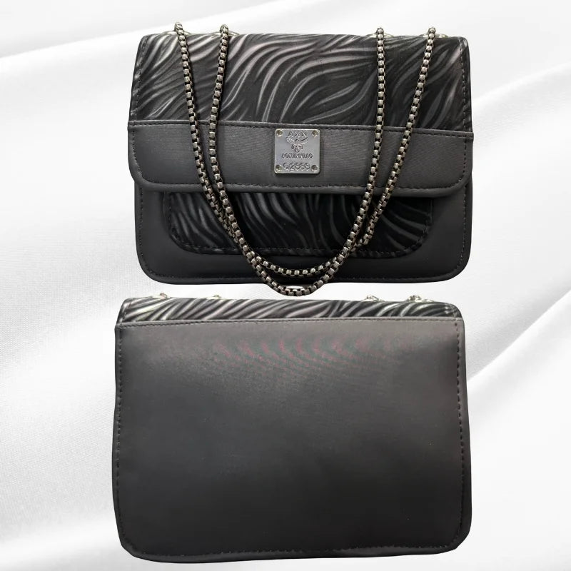 Luxury Women’s Shoulder Bag in Grey Faux Leather for Casual, Work, and Formal Use