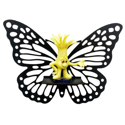 Wooden Butterfly Wall Shelf | Laser Cut MDF Wall Art Decor | Decorative Floating Shelf & Candle Holder | pack of 3