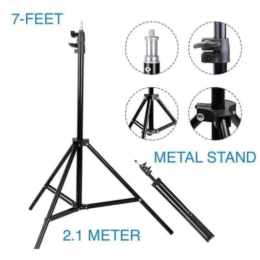 7 Ft Ring Light Stand for Photography & Video | Professional Grade Adjustable Stand