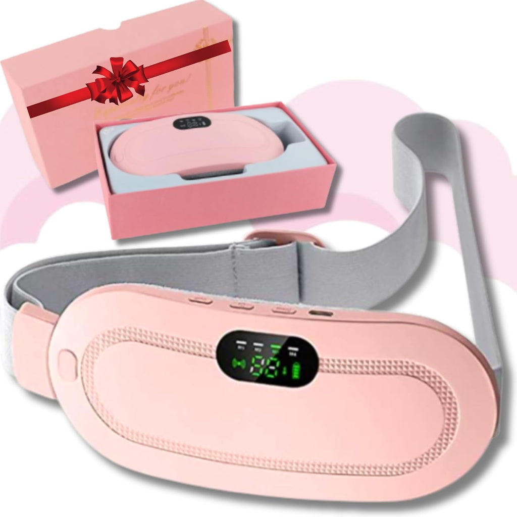 Digital Period Heating Pad & Vibrating Belt | Heat & Massage Relief