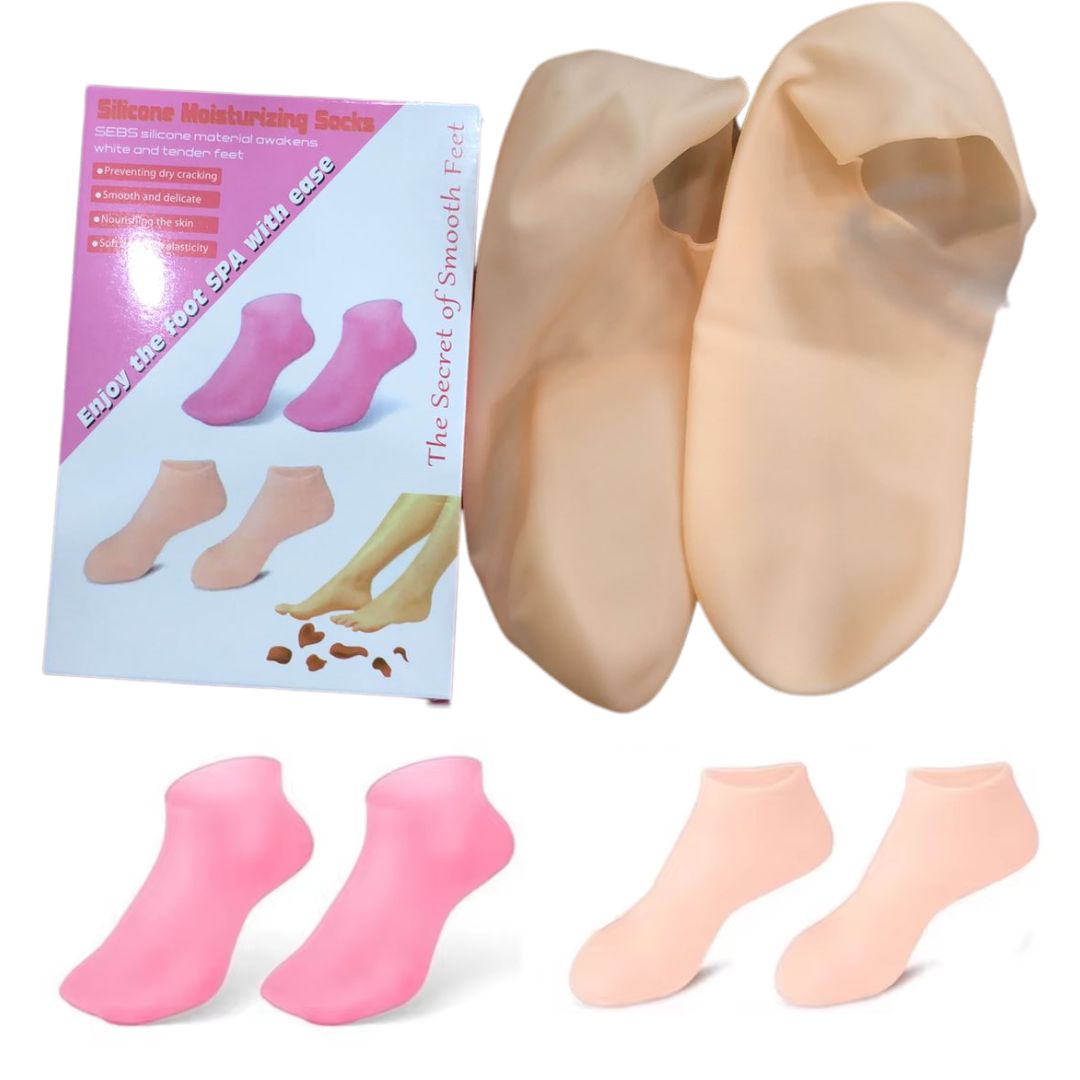 Silicone Jelly Socks | Ultra-Moisturizing Gel Foot Care & Spa Protector