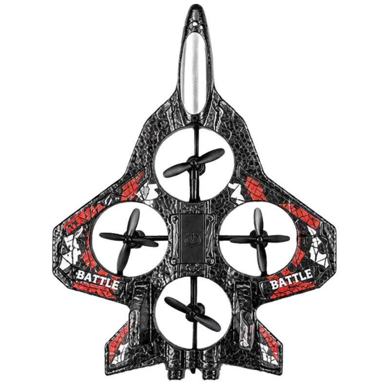 Premium RC Fighter Jet Plane 2.4 | Remote Control Foam Airplane Toy with Lights & 3D Stunt Glider