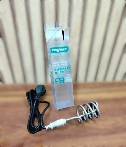 Electric Water Heating Rod 2000W | Safe, Shockproof & Fast Water Heater | With Box