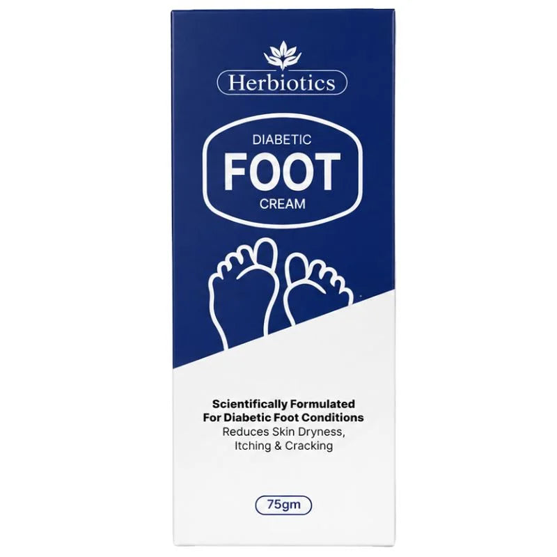 Herbiotics Oxipro Diabetic Foot Cream  | Intensive Moisturizing Cream for Dry, Cracked & Itchy Feet | 75g