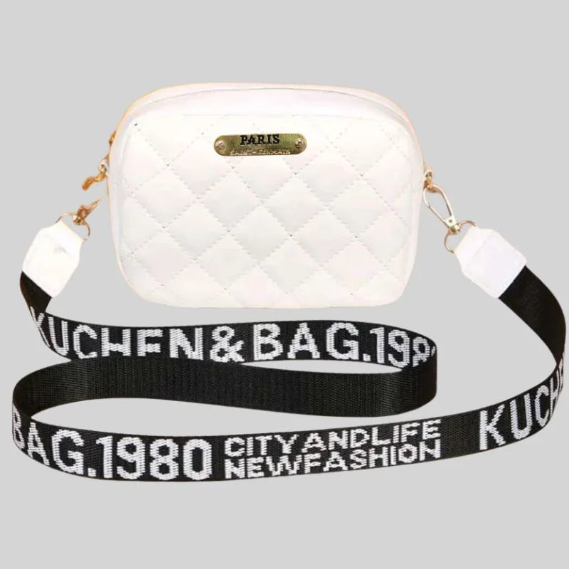 Black Leather Handbag for Girls & Women | Stylish Shoulder & Crossbody Bag | Daily Use & Gift