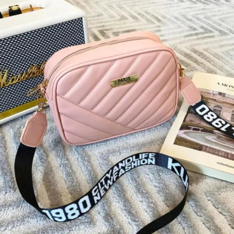 Black Leather Handbag for Girls & Women | Stylish Shoulder & Crossbody Bag | Daily Use & Gift