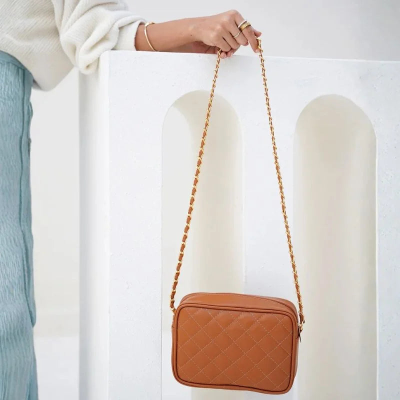 Black Leather Handbag for Girls & Women | Stylish Shoulder & Crossbody Bag | Daily Use & Gift