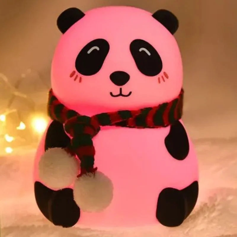 Panda Soft Silicone LED Night Lamp | Rechargeable Touch Control