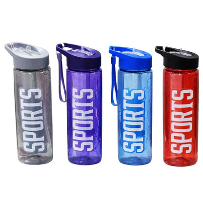 Red Stylish Water Sport Bottle 1000ml with Straw | Leakproof BPA-Free Hydration Bottle for School, Gym & Travel