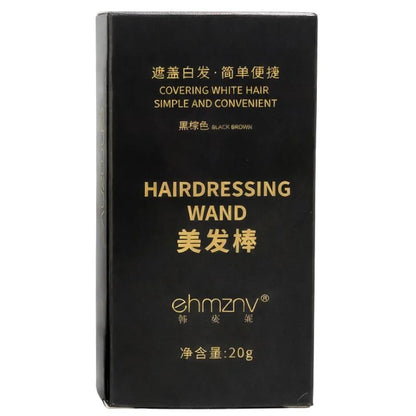 Brown Temporary Hair Color Stick | Long-Lasting Gray Coverage Hair Touch-Up Wand | 20g