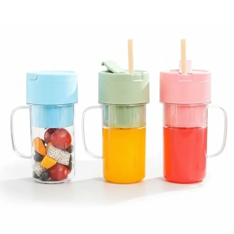 Portable 6-Blade USB Rechargeable Juicer Blender | Smoothies, Shakes & Baby Food