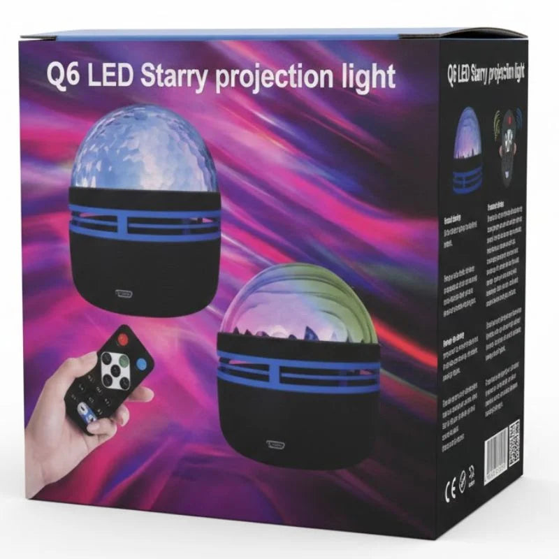 A7 LED Starry Projection Light with Remote Control | USB Galaxy Night Lamp
