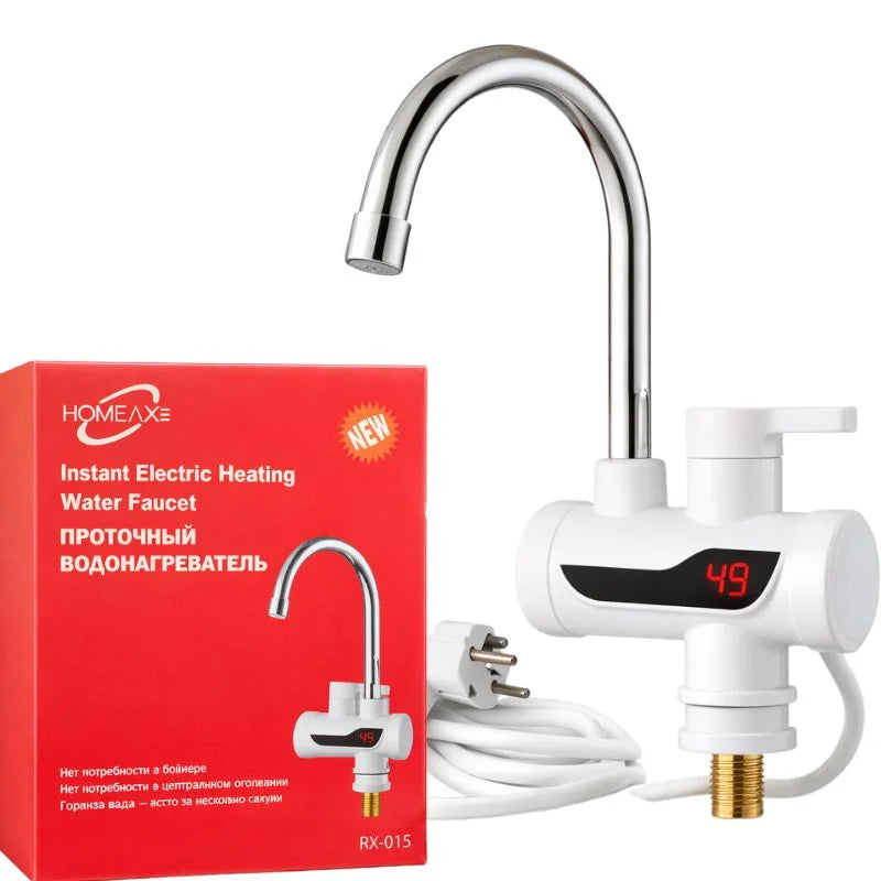 Electric Instant Heating  Faucet  | Digital Temperature Display | Kitchen & Bathroom Hot Water Tap