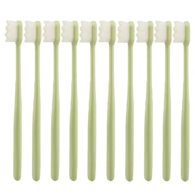 Nano Toothbrush with Travel Case | Ultra Soft Micro-Nano Bristles | For Sensitive Gums, Adults & Kids | Black