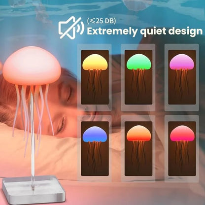 LED Jellyfish Lamp RGB Mood Light | Voice Control Fantasy Jellyfish Night Light  | Decorative Bedroom & Living Room Lighting