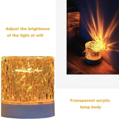 16 Colors Northern Lights Water Ripple Lamp | RGB Ocean Wave Projector Light  with Remote Control | Rechargeable Ceiling & Room Atmosphere Lamp