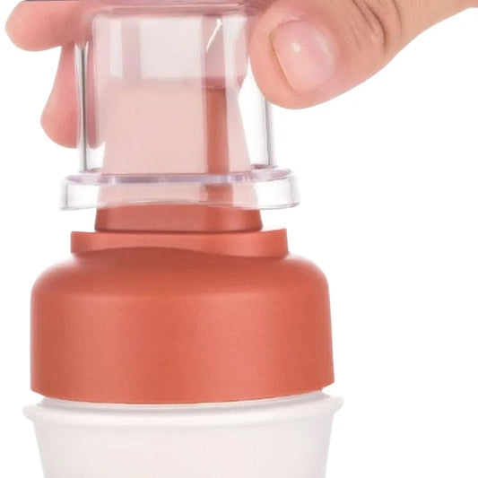 5 Hole Squeeze Sauce Bottle | Refillable Condiment Dispenser with Lid | Multipurpose Ketchup & Hot Sauce Bottle for Kitchen | Black Cap