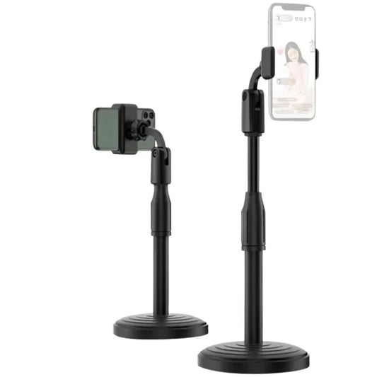 Adjustable Mobile Phone Stand with Flexible Gooseneck Arm | For Recording, Live Streaming & Video Calls | Stable Desk Mount Stand