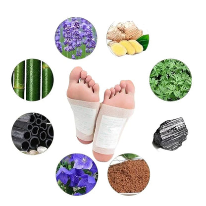 Kinoki Detox Foot Pads  | Natural Cleansing Foot Patches for Stress Relief & Better Sleep