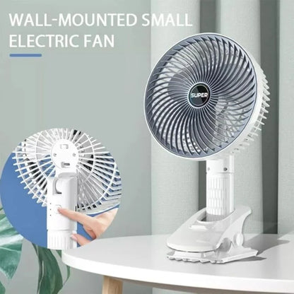 Rechargeable 3-in-1 Clip Fan | Handheld, Desktop & Wall Mounted Portable Fan with 3 Speed Modes