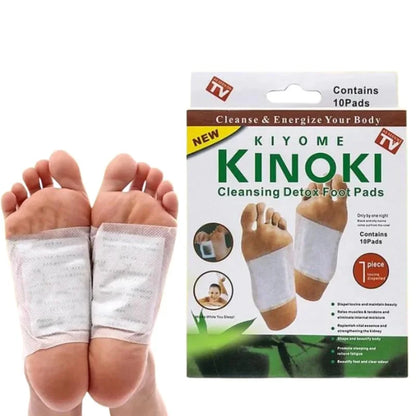 Kinoki Detox Foot Pads  | Natural Cleansing Foot Patches for Stress Relief & Better Sleep
