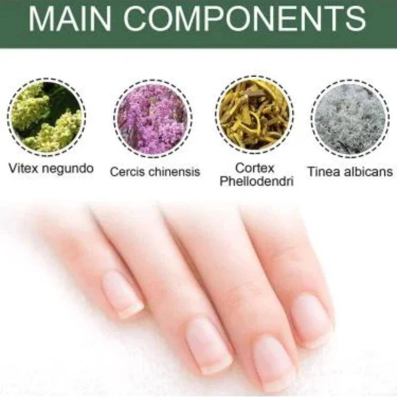 Fast Nail Fungus Treatment Serum | Nail Repair Essence for Fingernails & Toenails | Natural Nail Care Formula