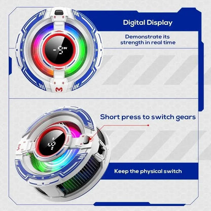 CX16 Magnetic Mobile Cooling Fan | Semiconductor Phone Cooler with RGB Lights | Fast Cooling Gaming Radiator for Android & iPhone