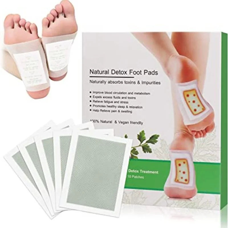 Kinoki Detox Foot Pads  | Natural Cleansing Foot Patches for Stress Relief & Better Sleep