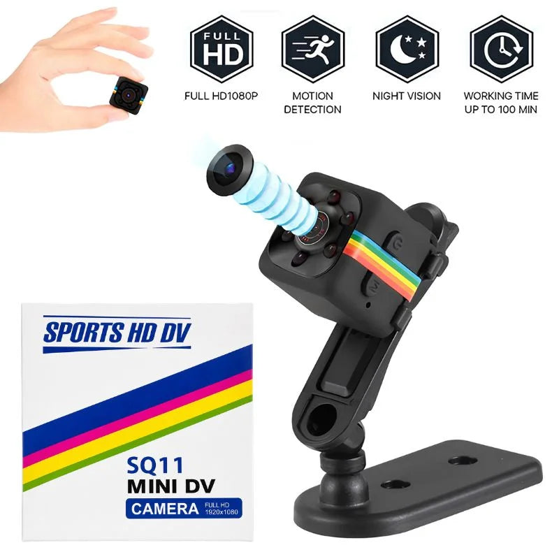 SQ11 Mini Camera HD 1080P  | Night Vision Motion Detection DVR Camcorder