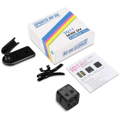 SQ11 Mini Camera HD 1080P  | Night Vision Motion Detection DVR Camcorder