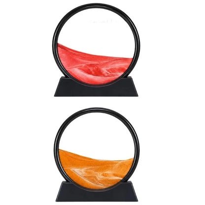 Moving Sand Art Picture  | 3D Dynamic Deep Sea Sandscape with Display Stand | Random Color
