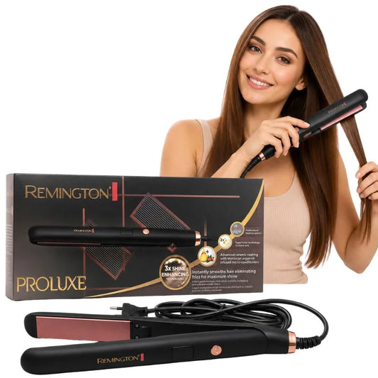 Remington PROLUXE Hair Straightener |  Model FR-2105 | Professional Salon Styling with Advanced Ceramic Plates