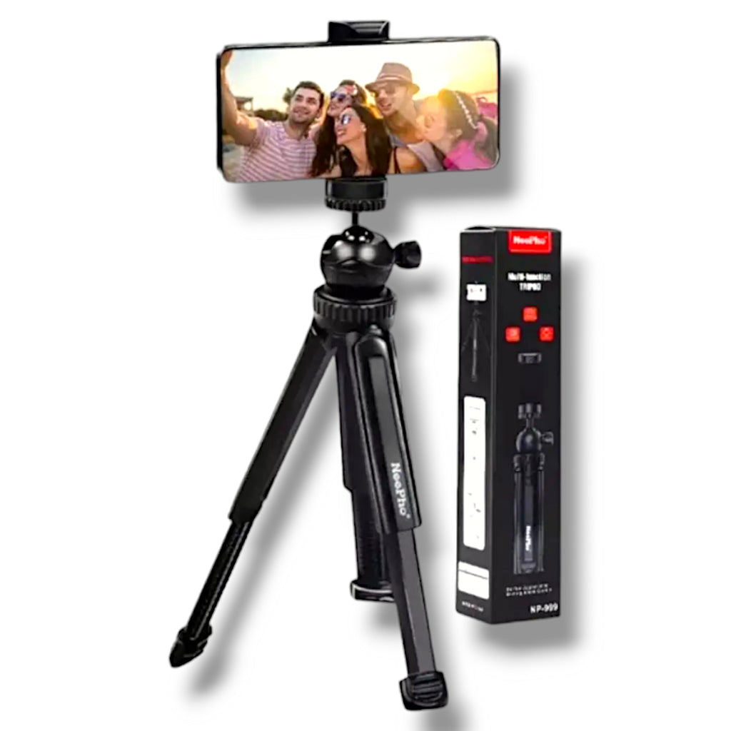 NP-999 2-in-1 Selfie Stick & Tripod | Universal Smartphone & Camera Mount