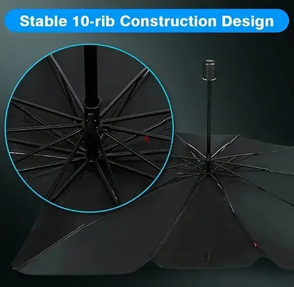 Foldable Car Windshield Umbrella Sunshade | UV Protection & Heat Blocker for All Vehicles