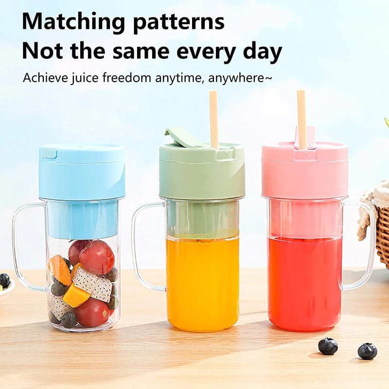 Portable 6-Blade USB Rechargeable Juicer Blender | Smoothies, Shakes & Baby Food
