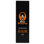 Desi Khazanay Regrowth Hair Oil | Herbal Hair Growth Oil with 25+ Herbs, Cold-Pressed Oils & Essential Oils | Scalp Nourishment & Hair Care | For Men & Women