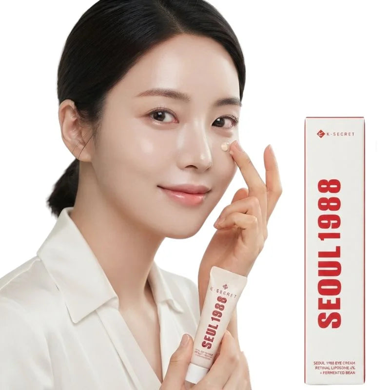 SEOUL 1988 Black Ginseng Retinal Cream | Anti-Aging Cream with Liposomal Retinal, Black Ginseng & Bakuchiol | Helps Reduce Wrinkles & Dark Spots | Korean Skincare
