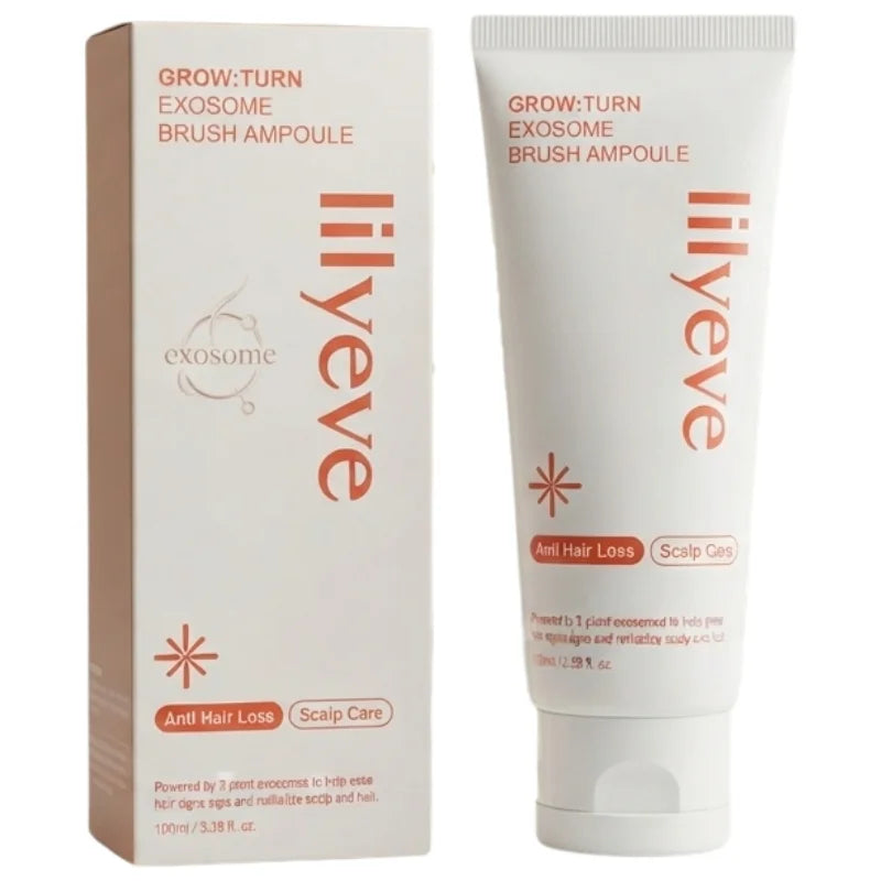 LILYEVE Grow Turn Exosome Ampoule | Hair Growth Ampoule with Nano Exosomes, Caffeine & Biotin | Scalp Care & Hair Strengthening Treatment