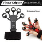 Adjustable Hand Grip Strengthener | Finger Exerciser & Hand Therapy Trainer | Grip Strength Trainer for Fitness, Rehabilitation & Arthritis Relief
