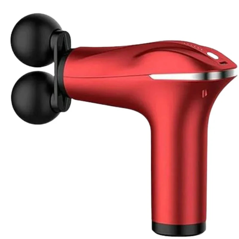 Fascial Tissue Massage Gun | Model BLD-329 | Rechargeable Massage Gun | LCD Display | 4 Massage Heads for Muscle Recovery & Pain Relief